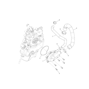 Water Pump Piaggio Beverly 500 E3 2007-2012