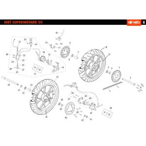 Wheels Rieju MRT SM red 2010 2-stroke