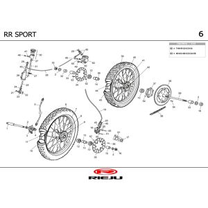 Wheels Rieju RR blue 2002 2-Stroke