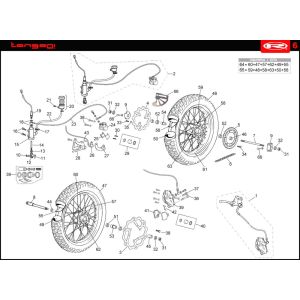 Wheels Rieju Tango orange 2008 2-stroke