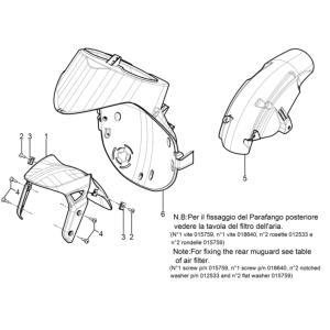 Front fender - Mudguards Piaggio Typhoon 50 2-stroke Euro 3 2011