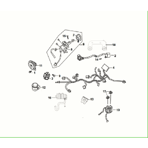 Sym Fiddle ll Euro 5 wiring harness