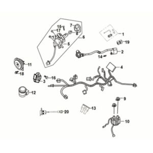 Kabelboom Sym Jet 14 50i Euro 5