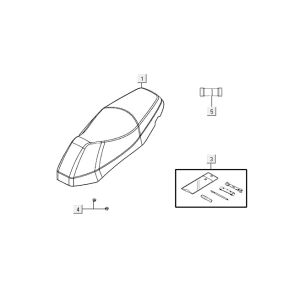 saddle AGILITY 16+ 4T 125 Matte Metallic Silver