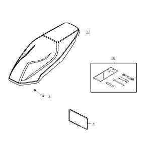 saddle AGILITY CITY 16 4T 125