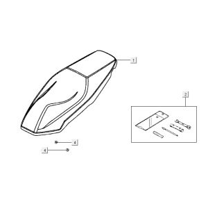 saddle AGILITY CITY 16 4T 150