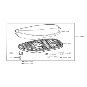 Saddle China Star50 white
