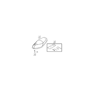 Saddle Kymco VP50i injection euro 4 renault brown