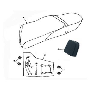Saddle Neco Borsalino Uno 4-stroke