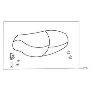 Saddle Vom Streetline white