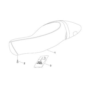 Saddle Vespa S 2-stroke