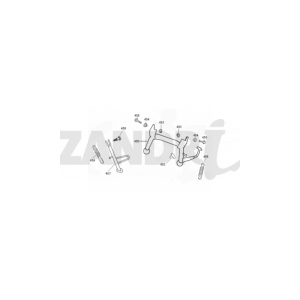 Side Center Stand Santini San Remo black