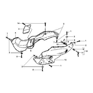 Gilera Runner 98-2005 2-stroke Side Screen