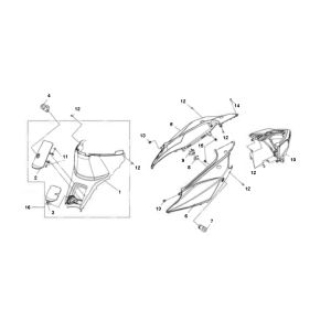 Side Screen Sym Jet Sport-X 2-stroke