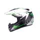 MT Steel children's motocross helmet black/green
