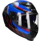 Full face helmet LS2 Dragon Carbon Trax FF807 blue / red
