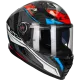 Full face helmet LS2 Vector II Carbon Savage FF811 white / blue / red