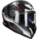 Full face helmet LS2 Vector II Carbon Savage FF811 white / red