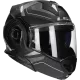 Flip over helmet LS2 Advant X Carbon Horizon II FF901 silver / grey
