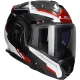 Flip over helmet LS2 Advant X Spectrum FF901 black / white / red