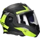 Flip over helmet LS2 Advant X Oblivion FF901 matt black / fluor yellow