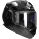 Flip over helmet LS2 Advant X Carbon FF901 black with Cardo intercom 4X