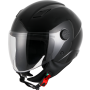 Vito Uno gloss black jet helmet