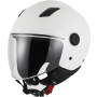 Vito Uno gloss white jet helmet