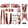 Body/fairing kit AGM VX50/VX50S/Riva/Riva Sport/China LX/S rose gold 19 pcs