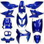 Fairing Kit Yamaha Aerox / MBK Nitro Candy Blue (up to 2013) 12-piece Mezoly