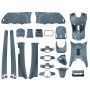 Body / fairing kit  Agm VX50 / VX50s / Riva / Riva sport / China Lx nardo grey 19 pcs