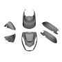 Peugeot Kisbee fairing kit matte titanium (from 2018) 6-piece