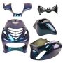 Body / fairing kit SP look Piaggio Zip glossy cameleon 5 pcs