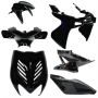 Fairing Kit Yamaha Aerox / MBK Nitro Black (up to 2013) 8-piece