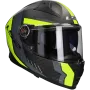 Full face helmet LS2 Vector II Carbon Grid FF811 matt black / fluor yellow