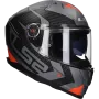 Full face helmet LS2 Vector II Splitter FF811 matt titanium / red