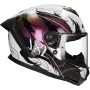 Full face helmet LS2 Rapid III Boho FF820 white / black / pink