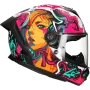 Full face helmet LS2 Rapid III Cyberg FF820 purple