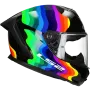 Full face helmet LS2 Rapid III Flow FF820 black / multicolor