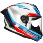 Full face helmet LS2 Rapid III Hyper FF820 white / blue