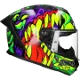 Full face helmet LS2 Rapid III Lycant FF820 purple / green