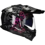Adventure helmet LS2 Pioneer II Rangi MX702 black / purple
