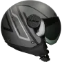 Open face helmet LS2 Sphere Lux II Minim OF558 matt black / grey