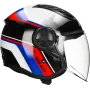 Open face helmet LS2 Airflow II Rush OF616 white / blue / red