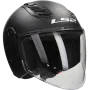 Open face helmet LS2 Airflow II OF616 matt black