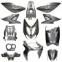 Fairing Kit Yamaha Aerox / MBK Nitro Silver Metallic (up to 2013) 12-piece Mezoly