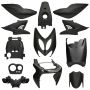 Fairing Kit Yamaha Aerox / MBK Nitro Matte Black (up to 2013) 12-piece Mezoly