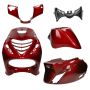 Body/fairing kit SP look Piaggio Zip candy red 5 pcs
